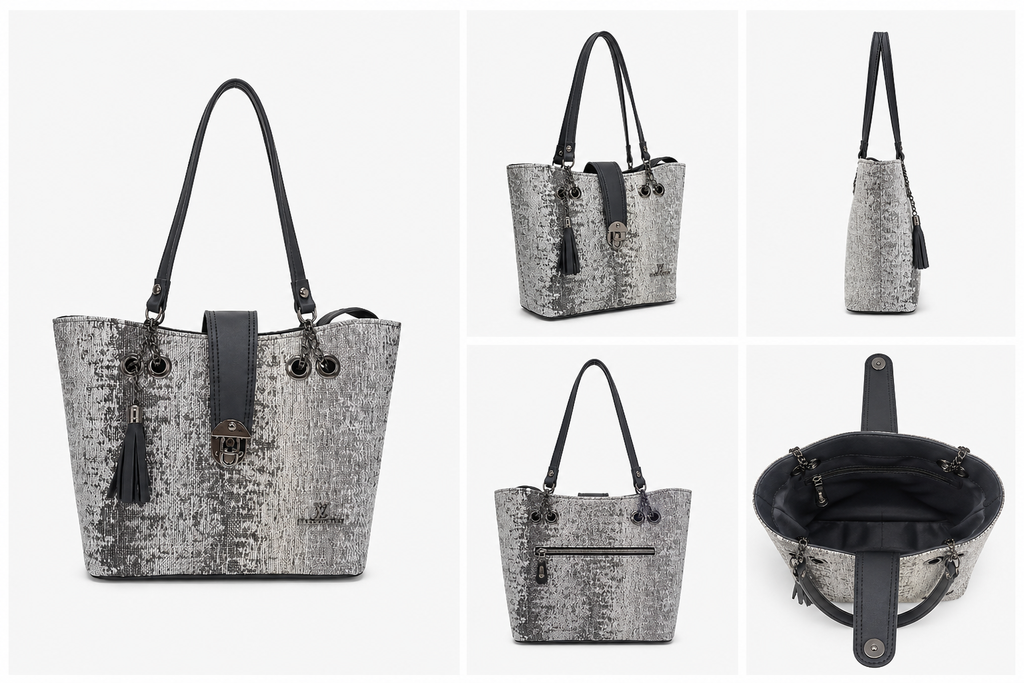 Soft Weave Luxe Tote Bag