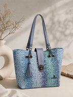 Soft Weave Luxe Tote Bag