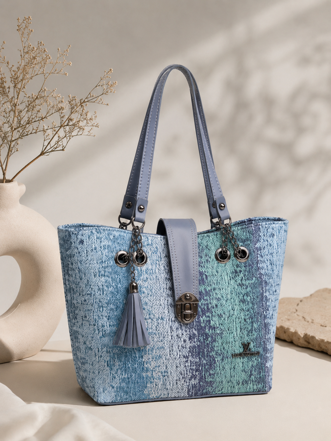 Soft Weave Luxe Tote Bag