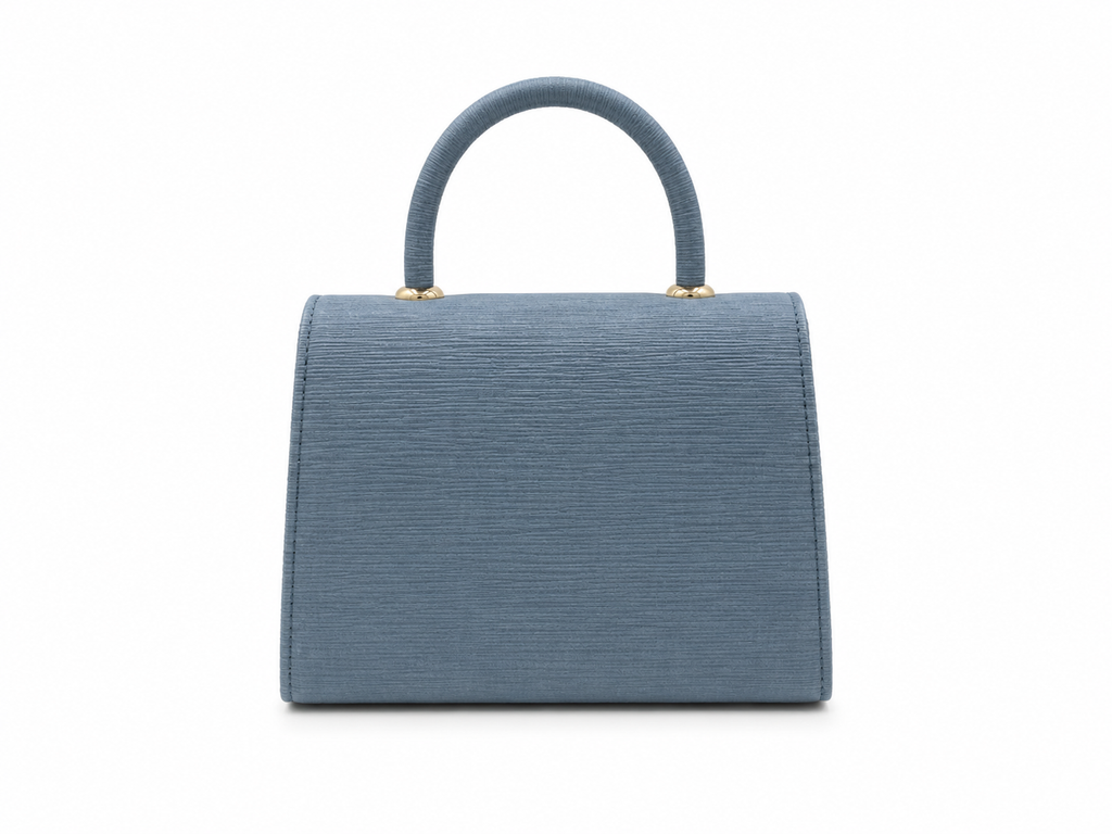 Textured Top Handle Handbag