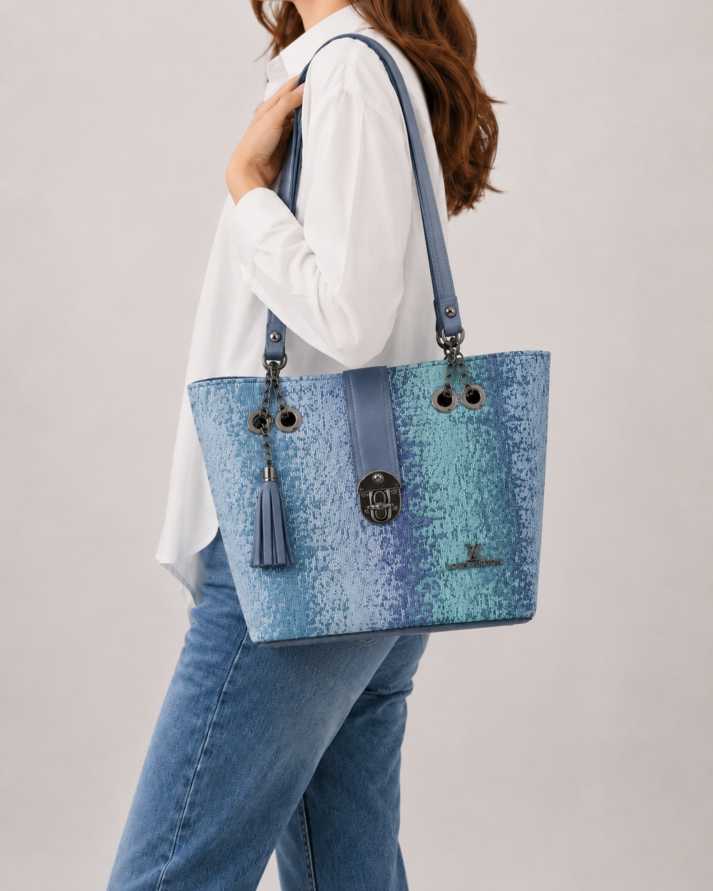 Soft Weave Luxe Tote Bag