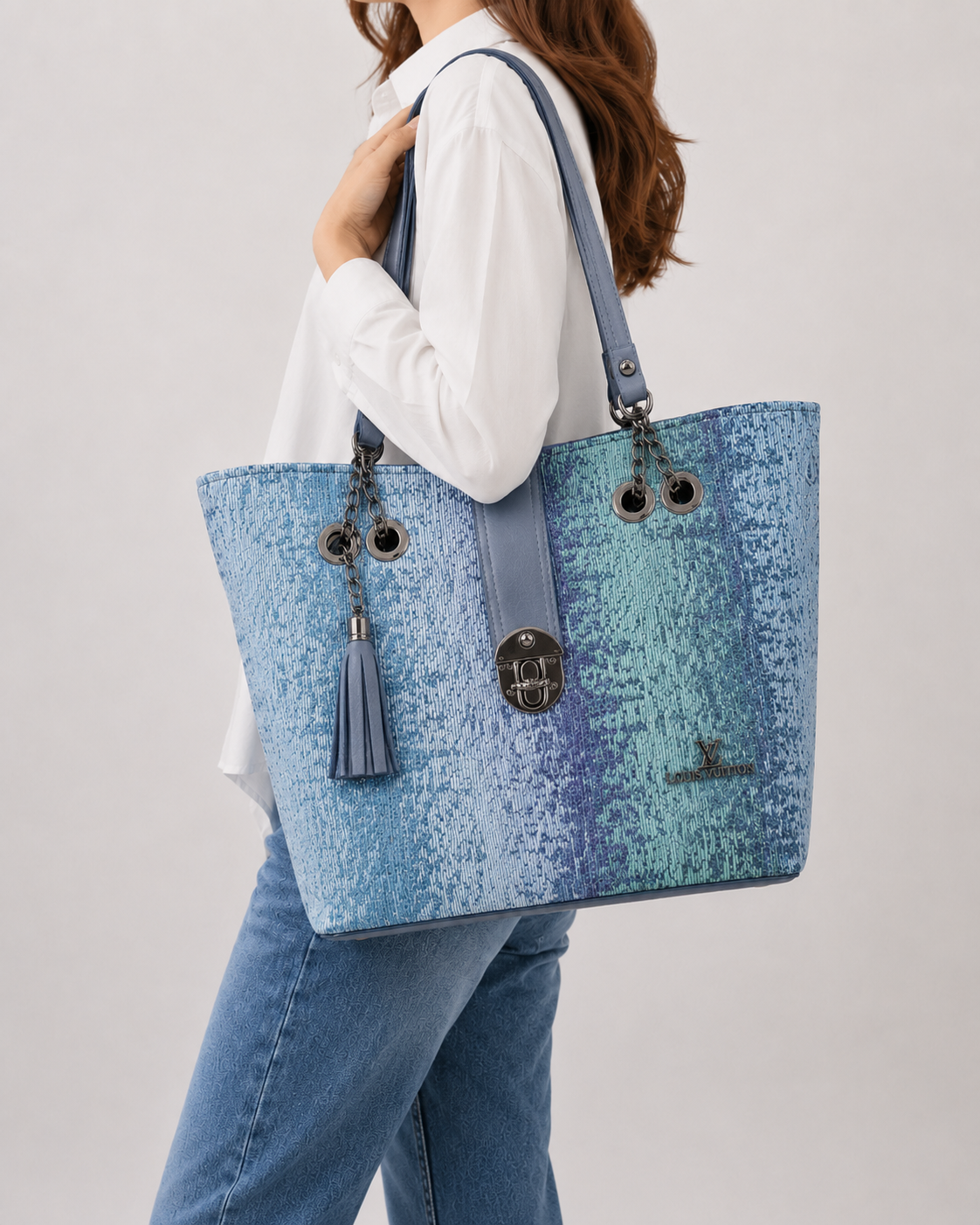 Soft Weave Luxe Tote Bag