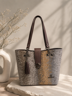 Soft Weave Luxe Tote Bag