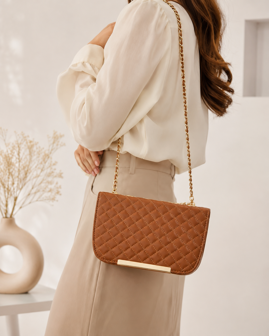 Quilted Chain Bag Main image