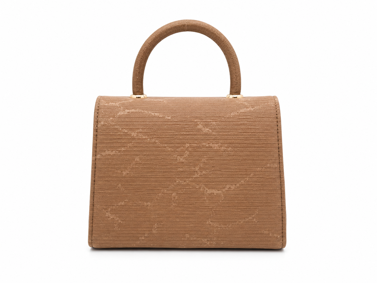 Textured Top Handle Handbag
