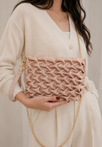 Blush Bloom Textured Bag