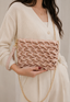 Blush Bloom Textured Bag