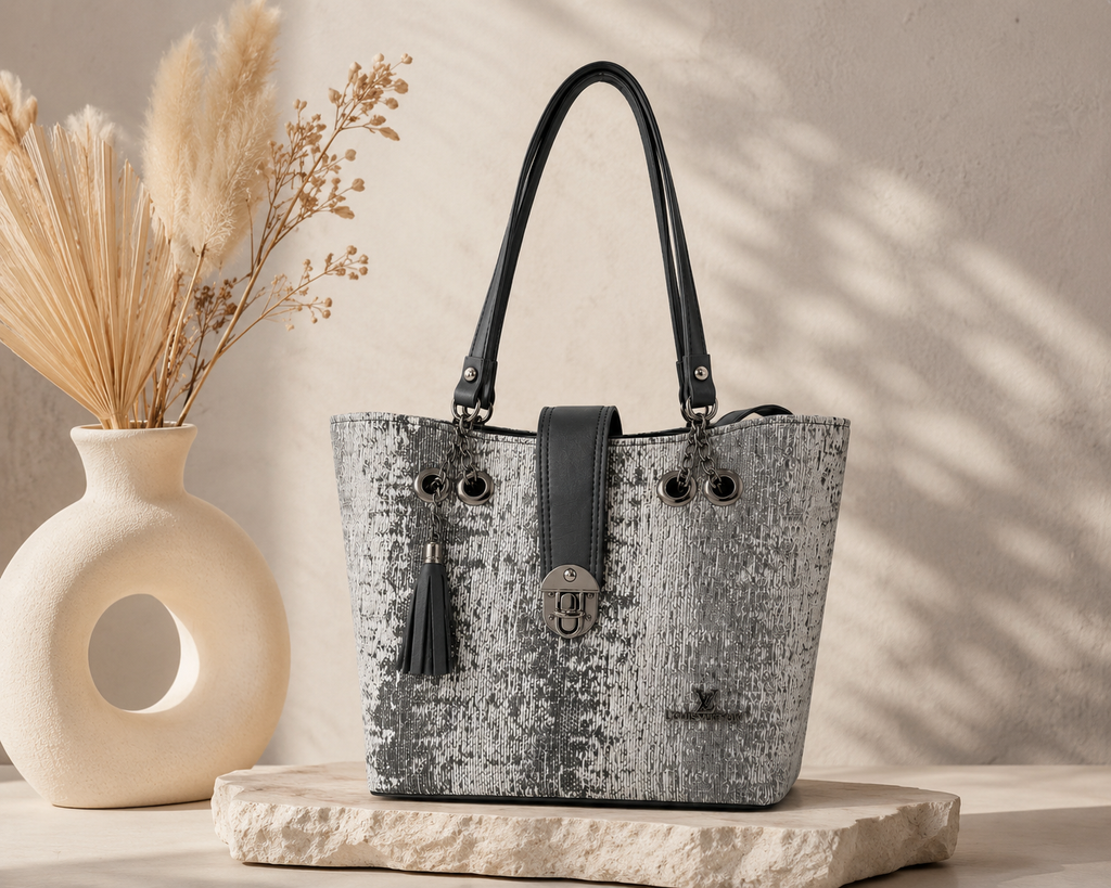 Soft Weave Luxe Tote Bag