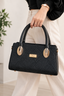 Noir Elan Textured Handbag