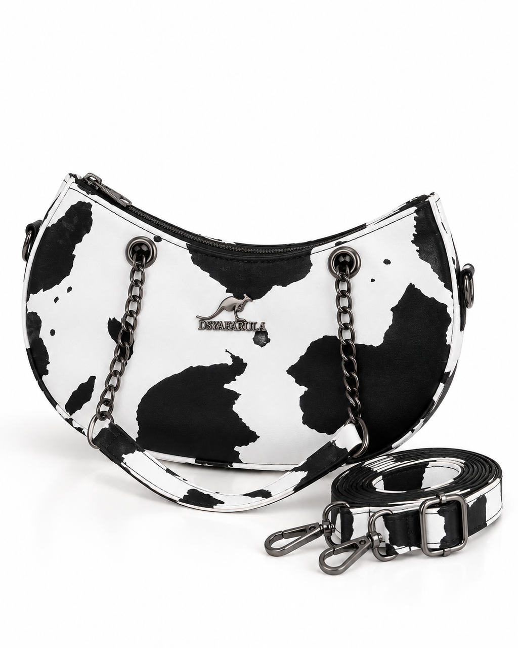 MooLuxe Mini Cow Leather Mini Carry Bag