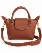 Cognac Mini Luxe Carry Bag