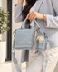 Elegant Misty Blue Charm Bag