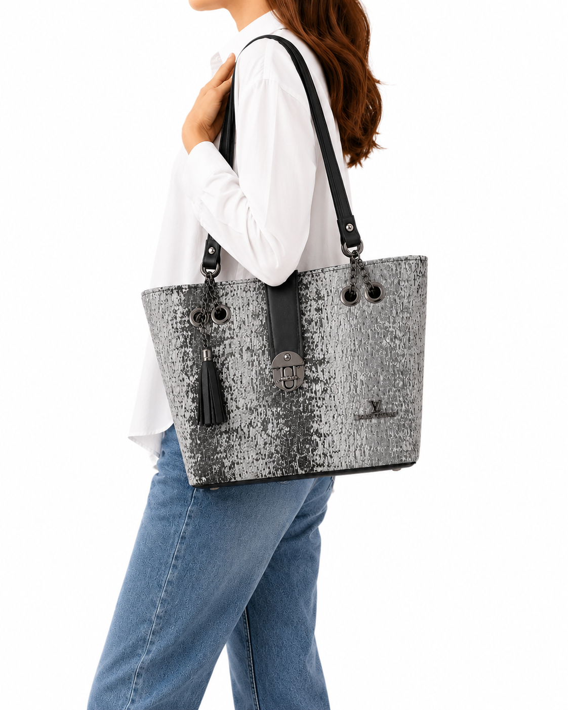 Soft Weave Luxe Tote Bag Main image