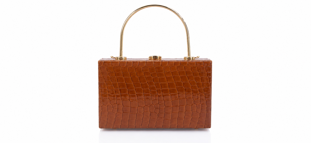 Texture Box Clutch Bag