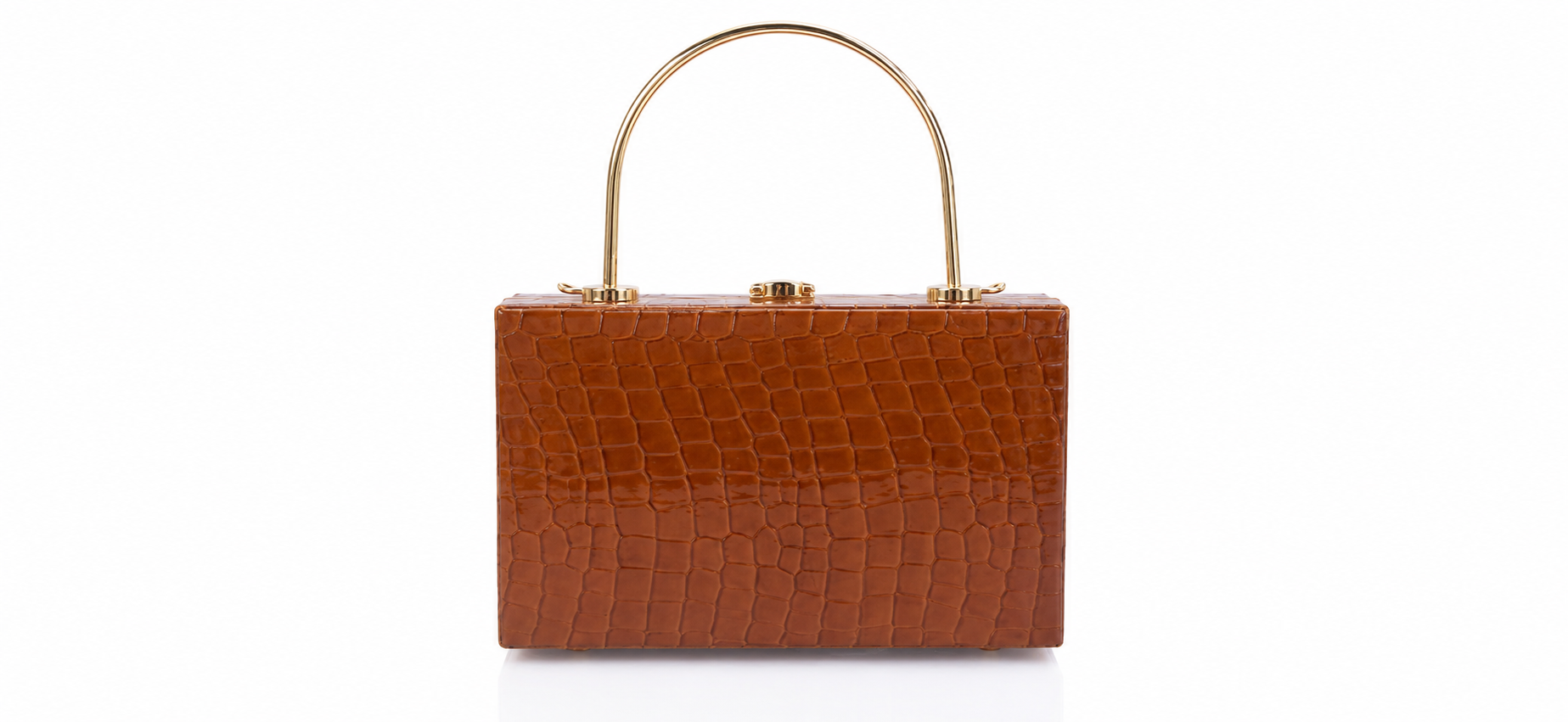 Texture Box Clutch Bag