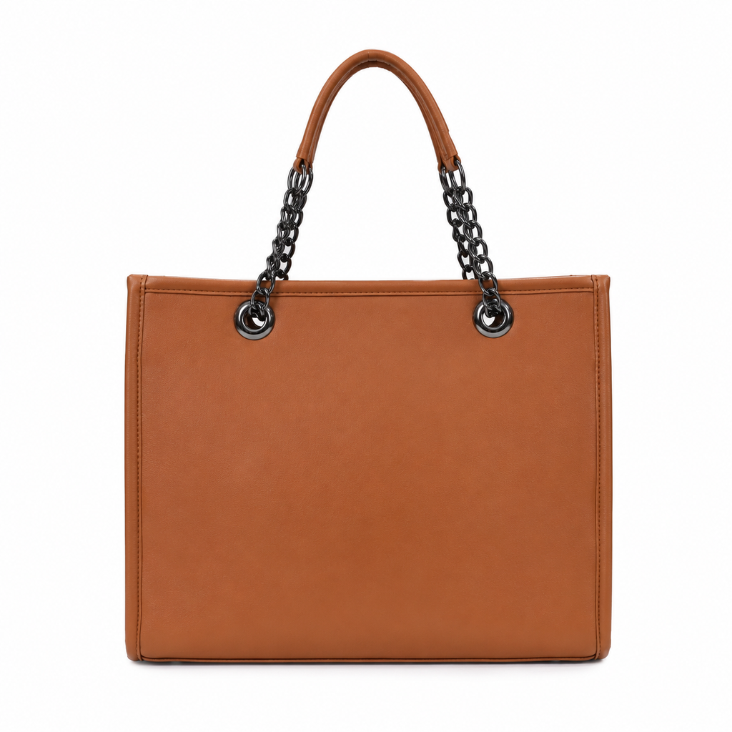 D-BERRY Chain Handle Tote Bag
