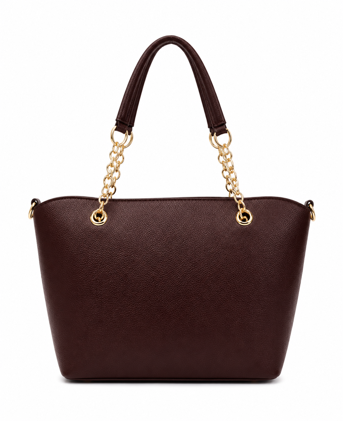 Dual-Tone Quilted Tote Bag