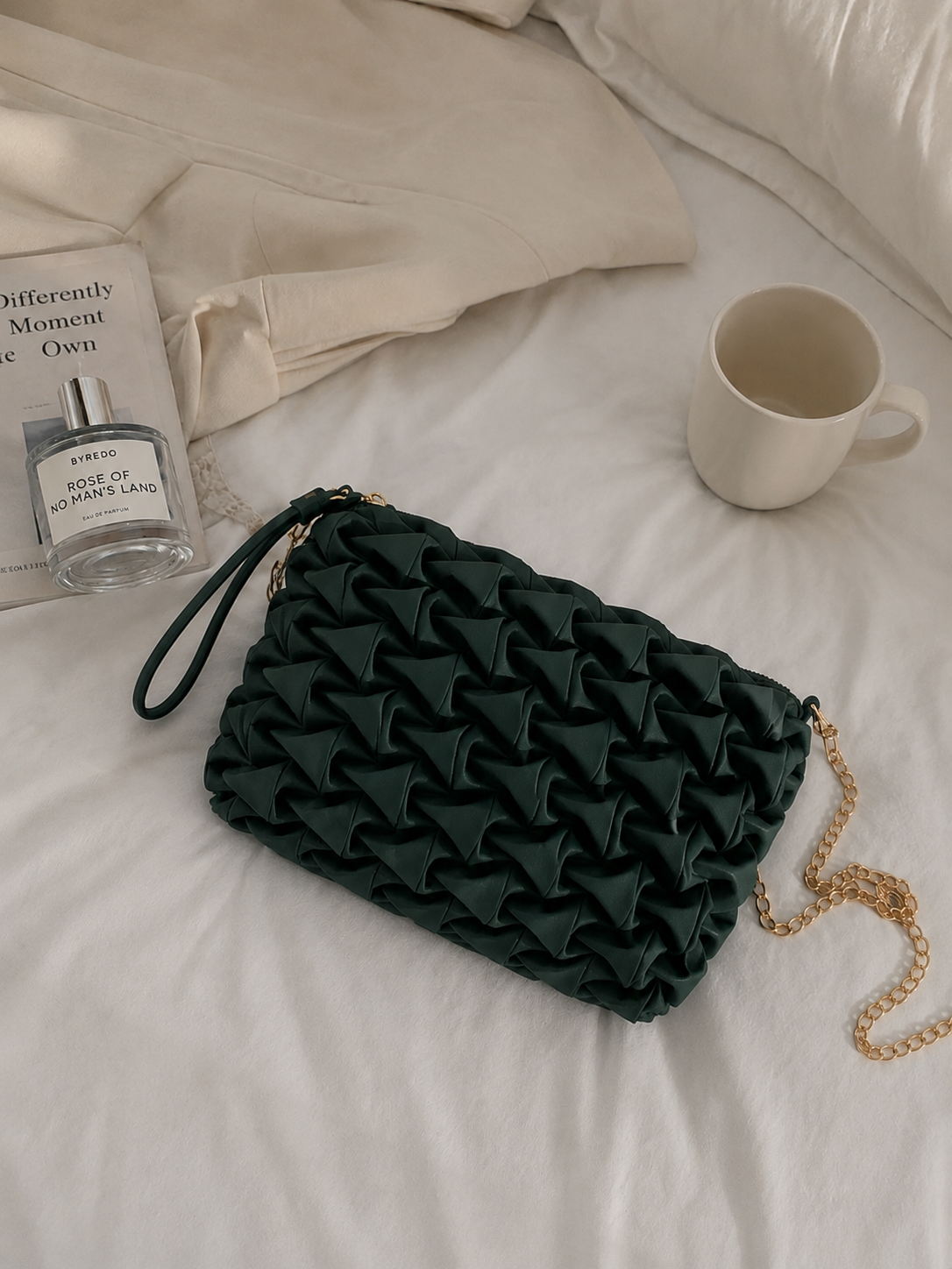 Blush Bloom Textured Bag