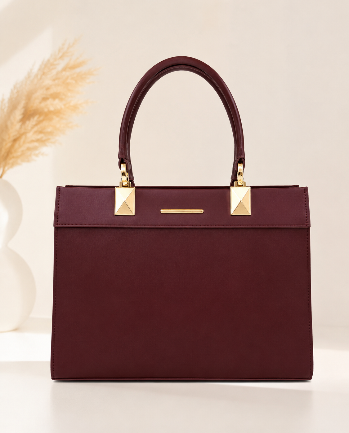 Luxe Structured Tote Bag