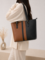 Classic Dual Tone Everyday Tote Bag