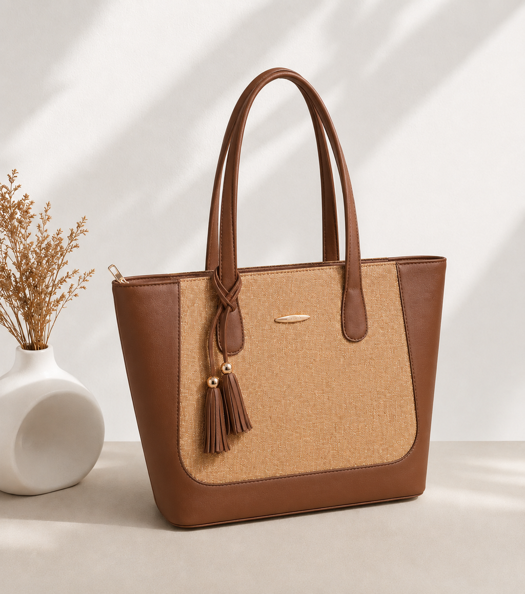 Tassel Charm Tote Bag