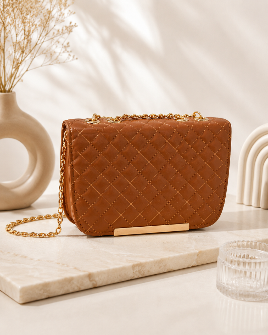 Quilted Chain Bag