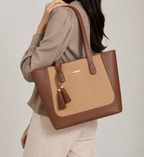 Tassel Charm Tote Bag