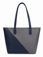 Navy Mist Shopper Tote